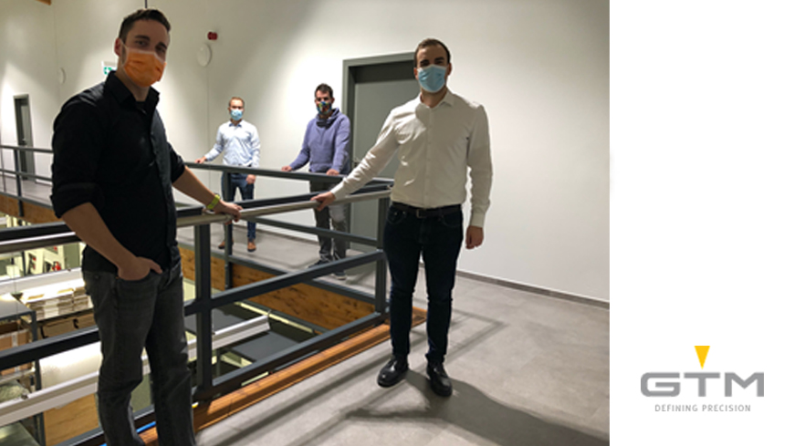 Wissenschaftliche Mitarbeiter der CiP zusammen mit GTM Mitarbeitern beim Kick-Off Event in Bickenbach
