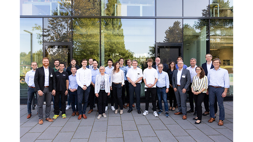 Gruppenfoto des Projektteams und des Industriebeirats im Rahmen eines ArePron-Treffens