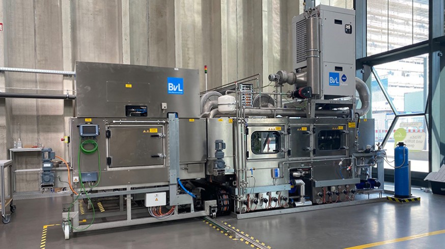 Durchlaufreinigungsanlage mit modularer Trocknungszone