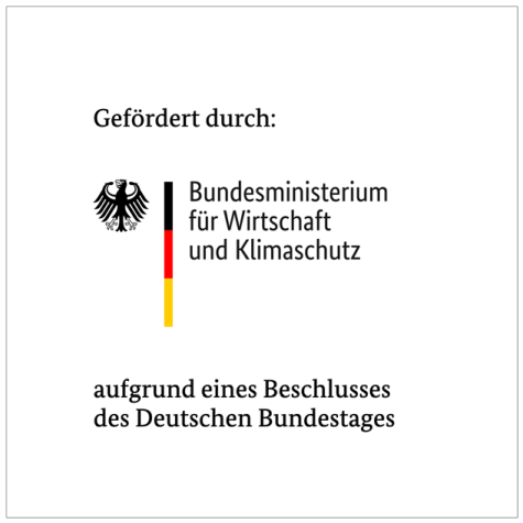 Logo von Gefördert durch Bundesministerium für Wirtschaft und Klimaschutz